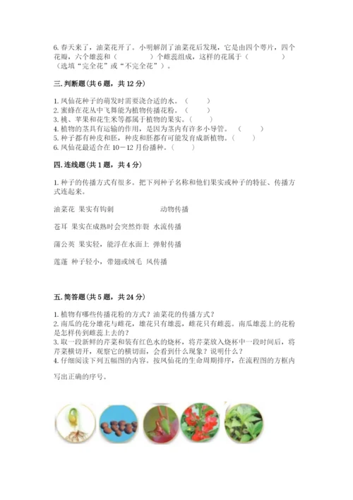 科学四年级下册第一单元植物的生长变化测试卷（全优）.docx