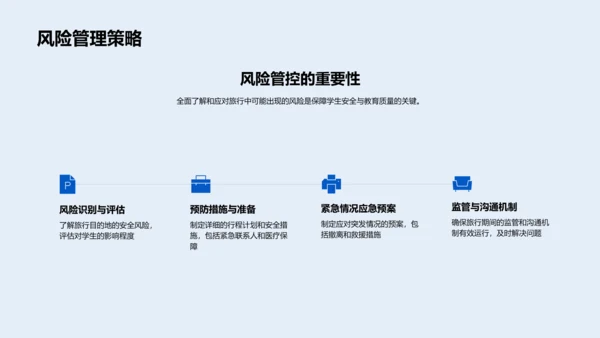 教育旅行实践策略PPT模板