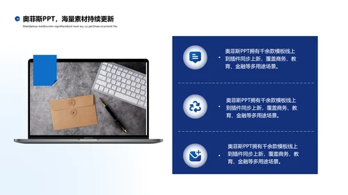 蓝色商务风毕业答辩PPT套装