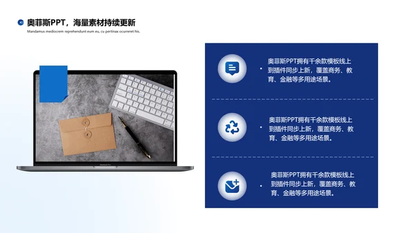蓝色商务风毕业答辩PPT套装