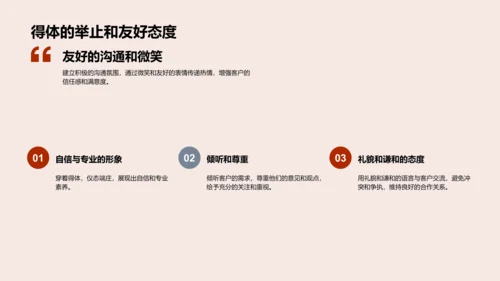 商务接待技巧PPT模板