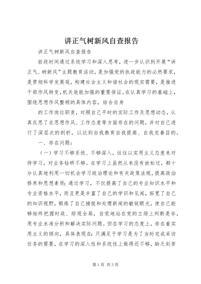 讲正气树新风自查报告 (5).docx