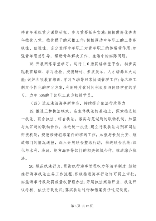 海事局XX年工作计划.docx