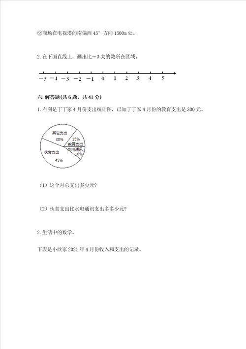 小学六年级下册数学期末必刷卷加精品答案