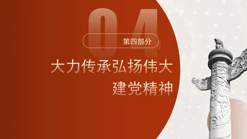 领悟伟大建党精神构建精神谱系专题党课PPT