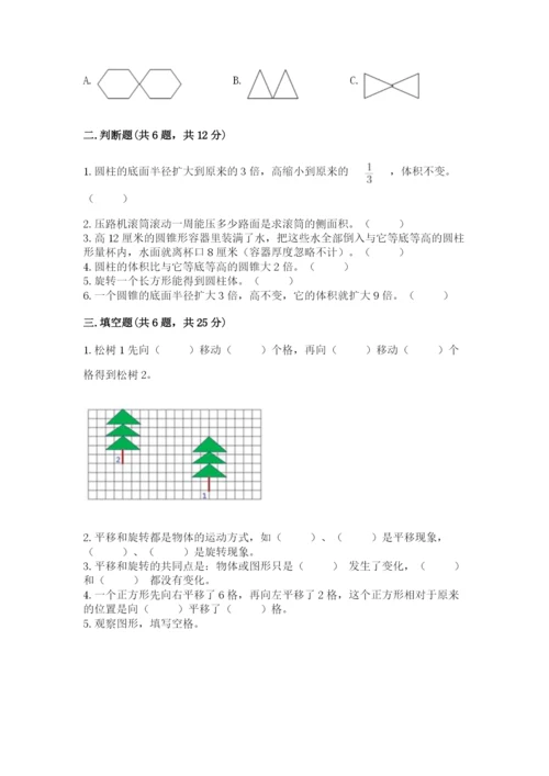 北师大版数学六年级下册期末测试卷及完整答案（历年真题）.docx