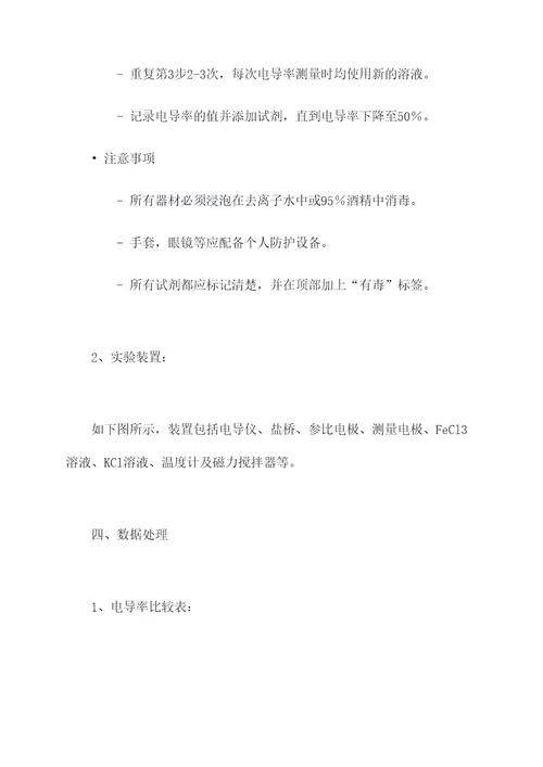 制作同离子效应实验报告