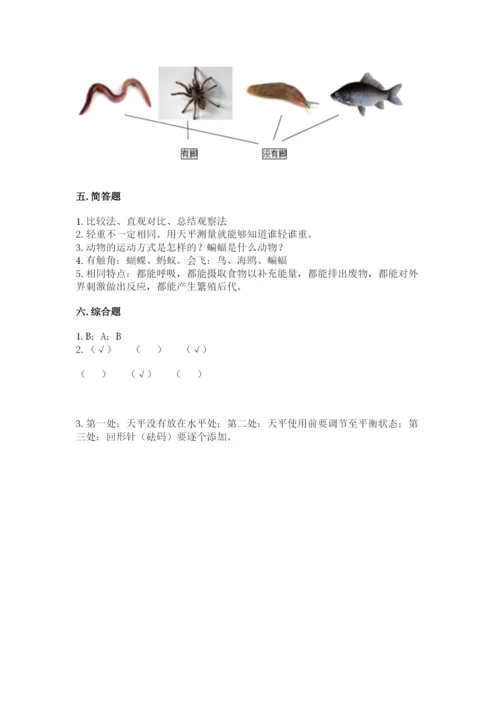 教科版一年级下册科学期末测试卷附参考答案（培优b卷）.docx