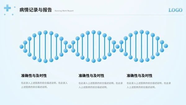简约护士年终总结工作总结工作报告ppt模板