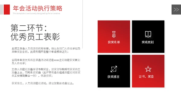 企业年会策划方案通用PPT模版