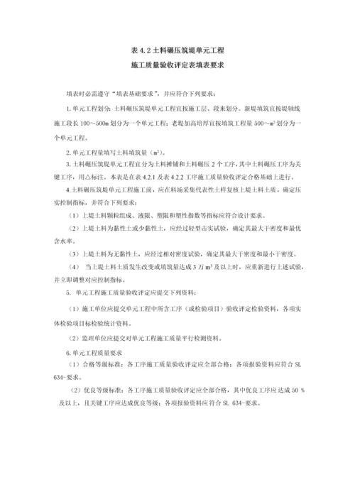 水利水电综合项目工程单元综合项目工程综合项目施工质量验收评定表及填表说明即红皮书.docx