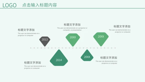 绿色春天教学说课通用PPT模板