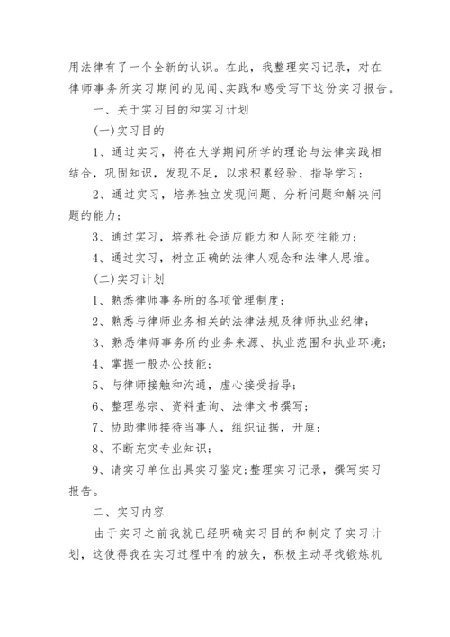 大学生律所实习个人总结.docx