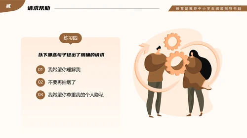 教育部阅读指导书籍《非暴力沟通》PPT模板