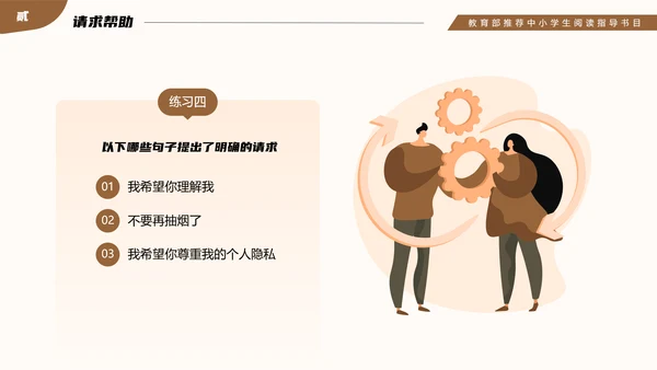 教育部阅读指导书籍《非暴力沟通》PPT模板