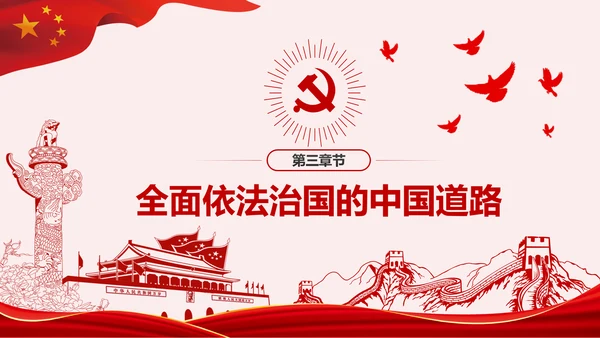 全面依法治国PPT模板