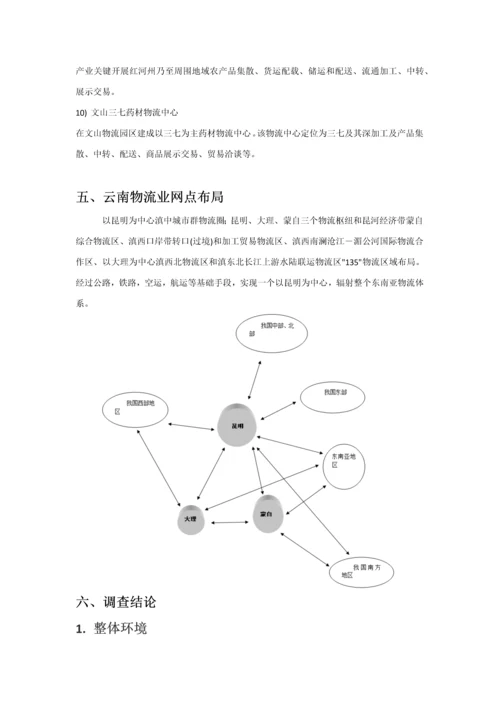 云南省物流行业调查分析报告.docx