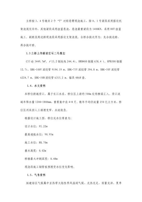 悬浇挂篮专项施工方案.docx