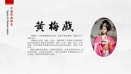 中国风戏曲名伶通用PPT模板