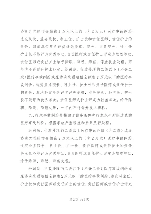 医疗事故纠纷责任追究制度.docx