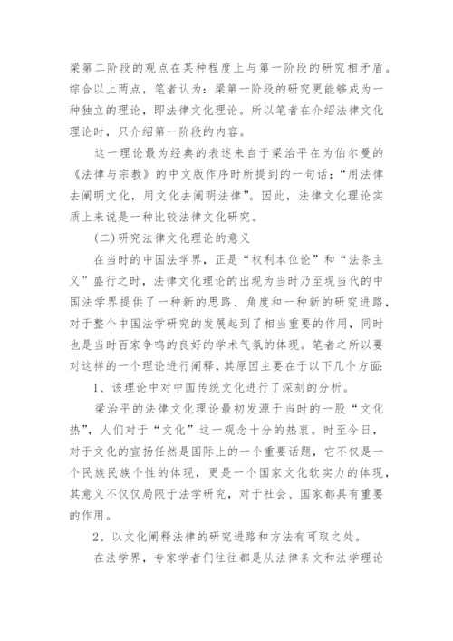 法律文化论文精编.docx