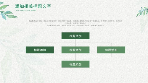 治愈系水彩风初中班主任述职报告PPT动态模板