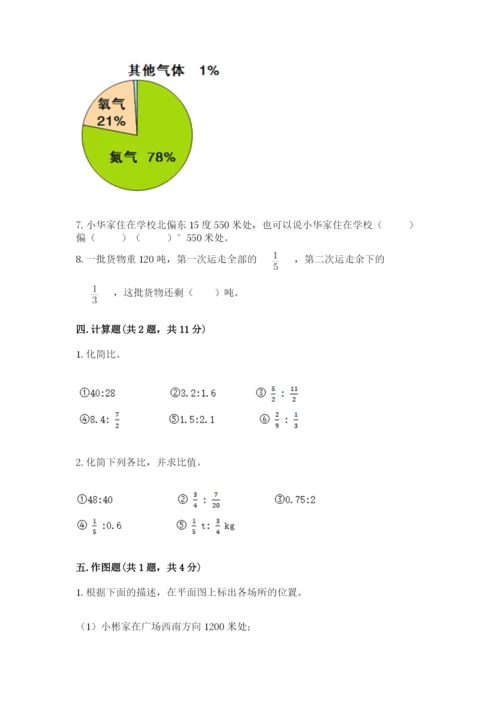 小学六年级数学上册期末考试卷（典型题）word版.docx
