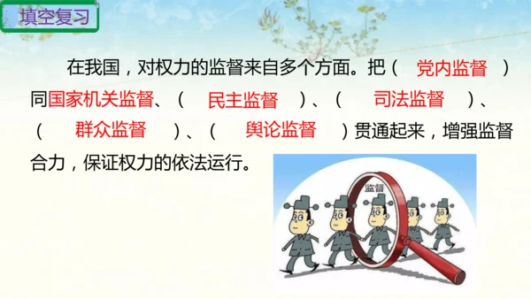 六年级上册道德与法治第三单元我们的国家机构复习课件