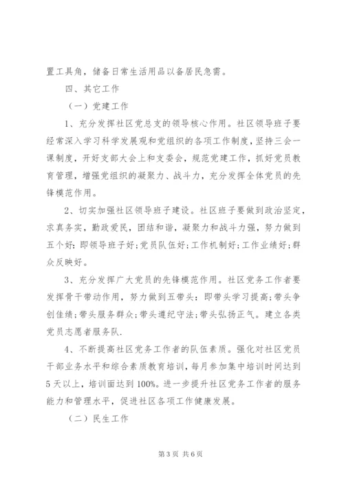 某年关于社区信访工作计划范文.docx