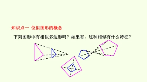 人教版数学九年级下册27.3 第1课时 位似图形的概念与画法课件（27张PPT)
