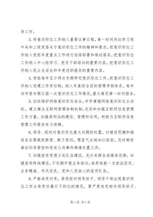 领导班子意识形态工作责任清单（多篇）.docx