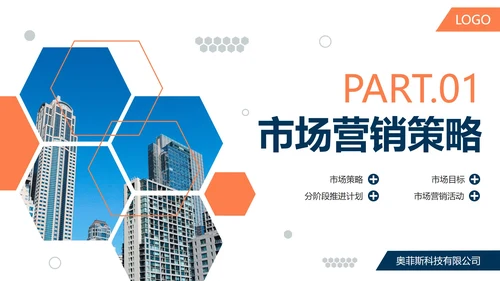 活泼实景几何品牌市场营销策划PPT模板