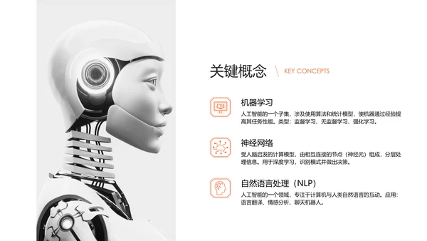科技风人工智能介绍PPT模板