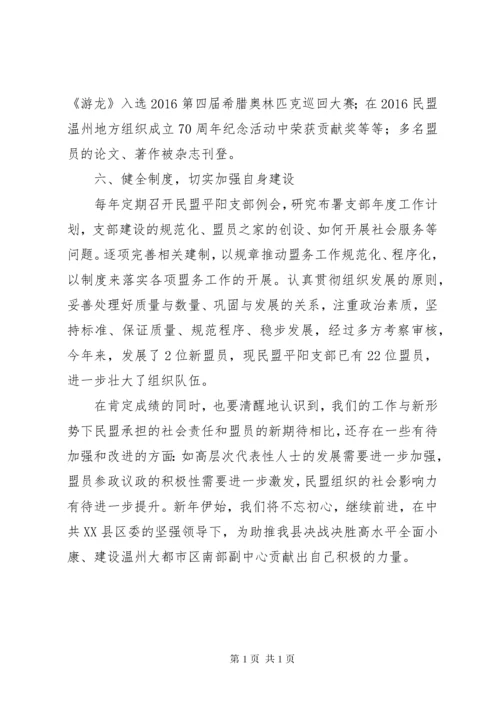 民盟支部工作总结 (2).docx