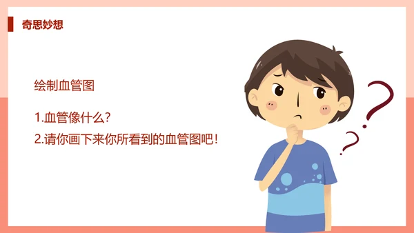 血流的管道，血管课件PPT模板.ppt