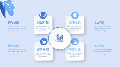 蓝色医疗院长工作总结动态PPT