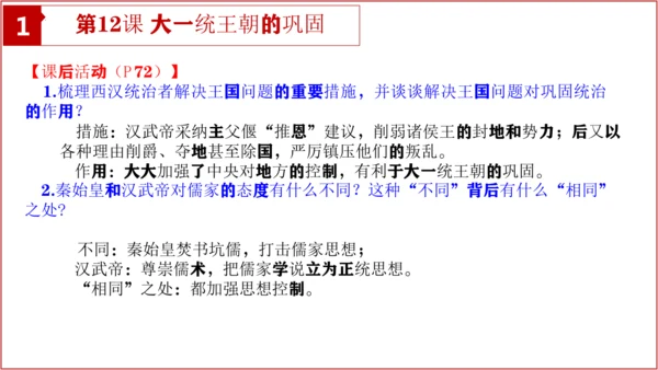 七上历史教材问题解答PPT版【读地图、想一想、材料研读、课后活动】-七年级历史上学期期末考点大串讲（