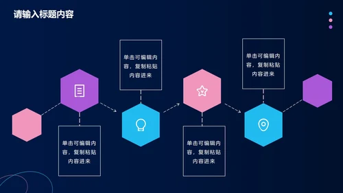 科技风年终工作总结PPT模板