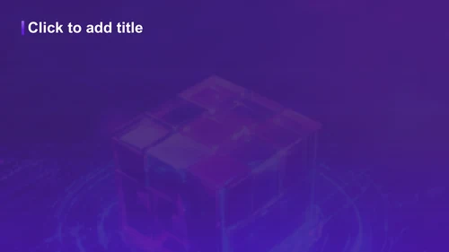 紫色3D风AI产品立项策划提案PPT主题