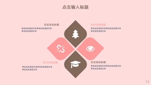 卡通粉色少女宠物生活馆宣传通用PPT模板