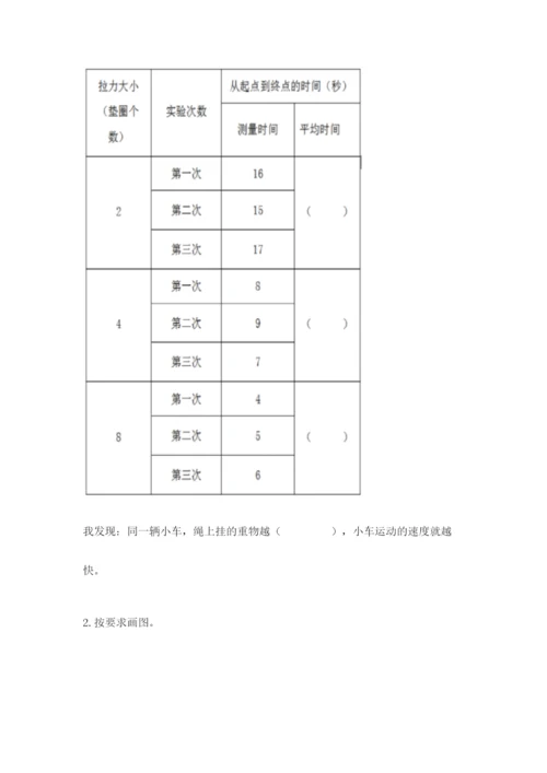 教科版四年级上册科学期末测试卷（全优）word版.docx