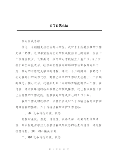 实习自我总结.docx