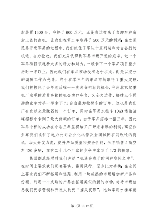 军工企业代表在集团年度工作会议上的发言.docx