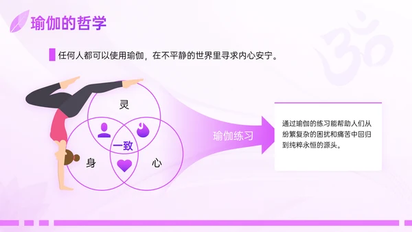 瑜伽之树生命延绅身体拉伸普拉提PPT模板