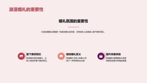 如何打造浪漫婚礼氛围