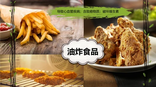 食品安全营养学饮食科普PPT模板