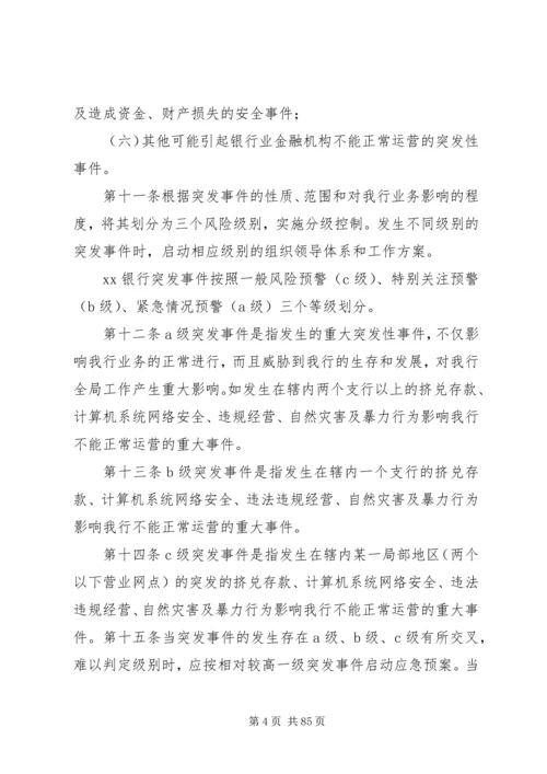 银行处置突发事件应急预案.docx