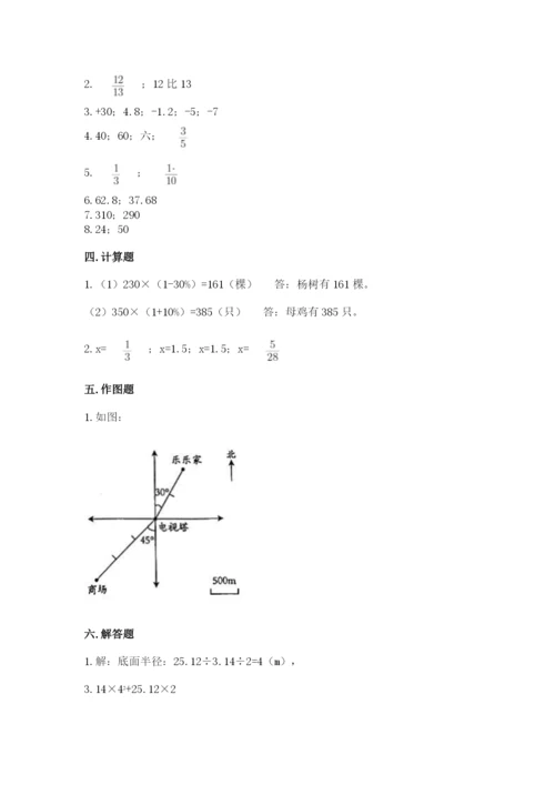 中卫市小升初数学测试卷精编.docx