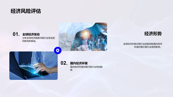 银行年度业务汇报PPT模板