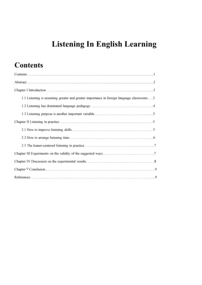 Listening-In-English-Learning--英语中的听力学习.docx